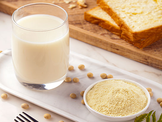 C02Y 18% Protein serbuk susu kacang soya segera (dengan gula)